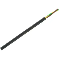 PTFE connection cable ÖLFLEX HEAT 260 MC 4 G 0.75 mm², unshielded, black, 0091307