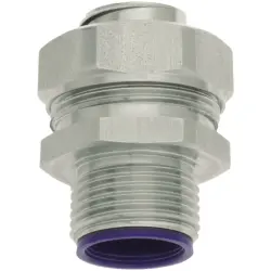 Straight hose screw fitting, M12, 10 mm, brass, nickel-plated, IP65, metal, (L) 29.8 mm, 55503220