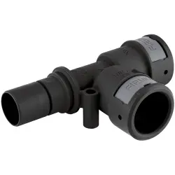 T connector, 10 mm, PA, IP66/IP67/IP68/IP69, black, (L) 66 mm, 61804962