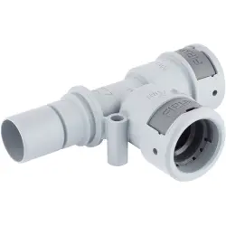 T connector, 23 mm, PA, IP66/IP67/IP68/IP69, gray, (L) 103.2 mm, 61804973