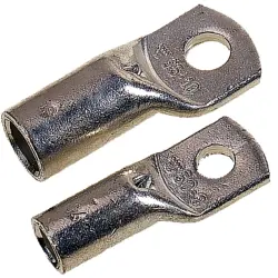 Uninsulated tube cable lug, 16 mm², AWG 6, 8 mm, M8, metal, 61796710