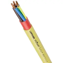 PUR connection cable ÖLFLEX 450 P 3 G 2.5 mm², unshielded, yellow, 0012302