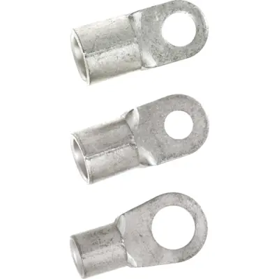 Uninsulated ring cable lug, 0.5-1.5 mm², 8.4 mm, M8, metal, 63204075 - 1