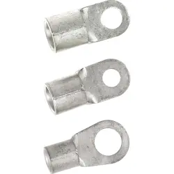 Uninsulated ring cable lug, 2.5-6.0 mm², 13 mm, M12, metal, 63204225