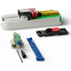 FO plug, SC, OS2, singlemode, ceramic, blue, 38115796