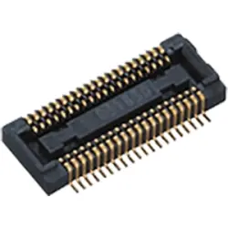 Connector, 20 pole, 2 rows, pitch 0.4 mm, SMD, socket, gold-plated, AXK720327GJ