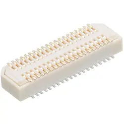 Connector, 26 pole, 2 rows, pitch 0.8 mm, SMD, socket, gold-plated, AXN326130PJ