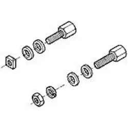 Jackscrew for D-Sub, 212447-1