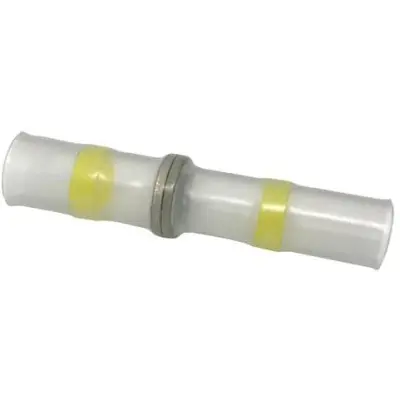Butt connector with heat shrink insulation, 2.8-6.0 mm², transparent, 42 mm, C21881-000 - 1