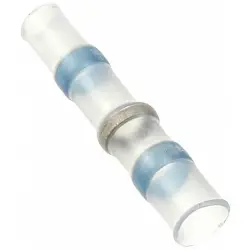 Butt connector with heat shrink insulation, transparent, 24.5 mm, A70754-000