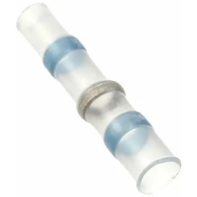 Butt connector with heat shrink insulation, transparent, 24.5 mm, A70754-000 - 1