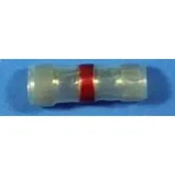 Butt connector with heat shrink insulation, transparent blue, 29.7 mm, 448859-000