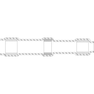 Butt connector with heat shrink insulation, transparent, 16 mm, E77815-000 - 1
