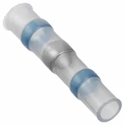 Butt connector with heat shrink insulation, transparent, 24.5 mm, 403289-000