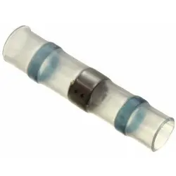 Butt connector with heat shrink insulation, transparent, 29.3 mm, 599556-000