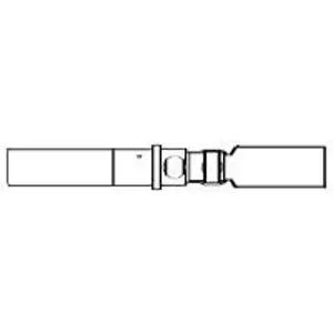 Receptacle, 0.08-0.14 mm², AWG 28-26, solder connection, gold-plated, 507762-000 - 1
