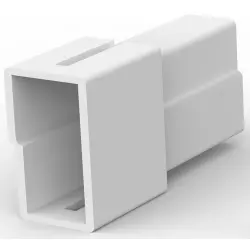 Insulating housing for 2.79 mm, 2 pole, PA, UL 94V-0, natural, 626065