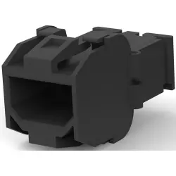 Insulating housing, 2 pole, polyester, black, 928193-1