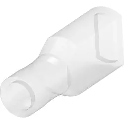Insulating sleeve for 6.35 mm, 1 pole, PVC, UL 94V-2, natural, 170823-6