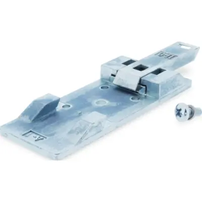 DIN rail clamp, metal, for TIB, TIB-RMK01 - 1