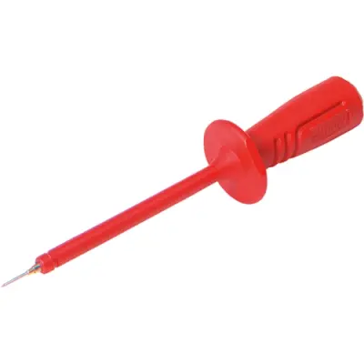 Test probe, socket 4 mm, rigid, 1000 VAC/VDC, CAT II, red, 972318101 - 1
