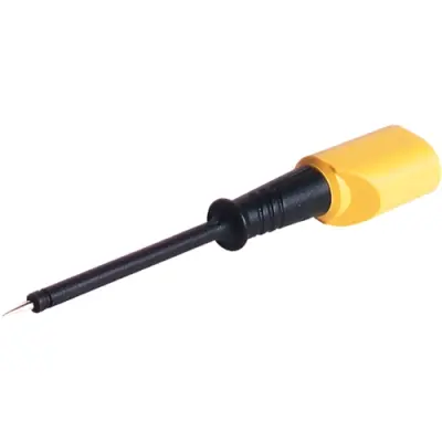 Test probe, socket 4 mm, rigid, 30 VAC/60 VDC, CAT O, black, 973659100 - 1