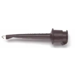 Minigrabber test clip, 60 V, black, 4555-0
