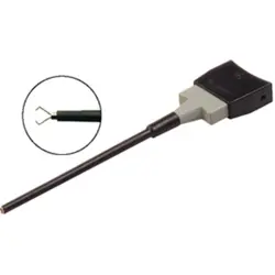 Clamp test probe, black, max. 4 mm, L 148 mm, CAT O, socket 4 mm, 973053100