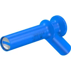 Magnetic adapter, 11 mm magnetic head to 4 mm socket, blue, CAT IV, 66.9515-23