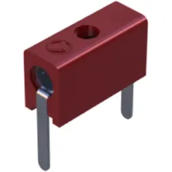 2 mm socket, solder connection, CAT O, red, 930224101