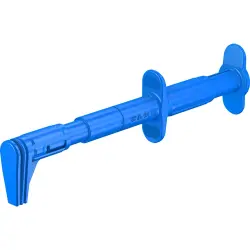 Flat measuring gripper, blue, max. 25 mm, L 152 mm, CAT III, socket 4 mm, 66.9829-23