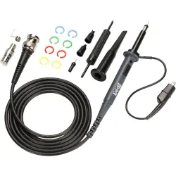 Test probe, BNC connector, 300 V, black, PR150B