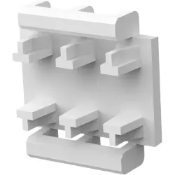 Strain relief cover, 3 pole, 643071-3