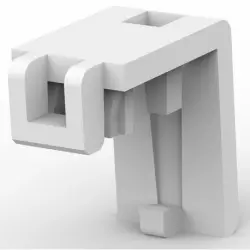 Cover for PCB connector, 643075-2