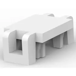 Cover for PCB connector, 643077-2