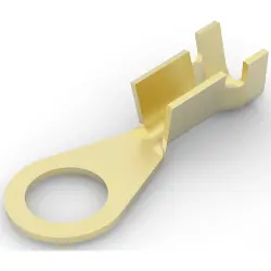 Uninsulated ring cable lug, 0.8-2.08 mm², AWG 18 to 14, 5 mm, 60772-1