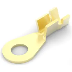 Uninsulated ring cable lug, 0.8-2.0 mm², AWG 18 to 14, 4.34 mm, M4, 40660