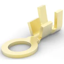 Uninsulated ring cable lug, 0.5-1.4 mm², AWG 20 to 16, 3.96 mm, M4, 41471