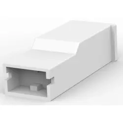 Insulating housing for 6.35 mm, 1 pole, PA, UL 94V-0, natural, 1-154719-0