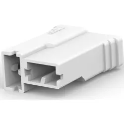 Insulating housing for 6.35 mm, 2 pole, PA, UL 94V-0, natural, 1-926522-2