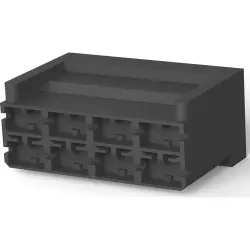 Insulating housing for 6.35 mm, 6 pole, PA, UL 94V-2, black, 926646-1