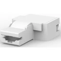 Insulating housing for 6.35 mm, 1 pole, PA, UL 94V-0, natural, 1-172469-1