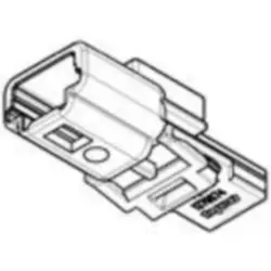Plug, unequipped, 4 pole, straight, 1 row, black, 1379674-1