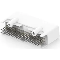 Plug, 40 pole, straight, 2 rows, natural, 1376113-8