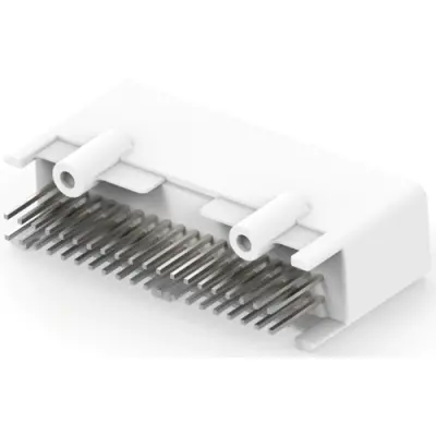 Plug, 40 pole, straight, 2 rows, natural, 1376113-8 - 1