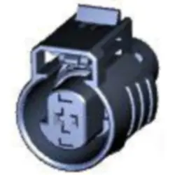 Socket, unequipped, 1 pole, straight, 1 row, black, 2098198-5
