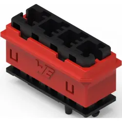 Connector housing, black/red, 491101014