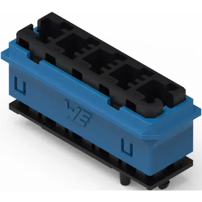 Connector housing, black/blue, 491103015 - 1