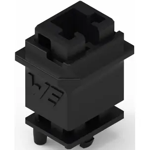 Connector housing, black, 491105011 - 1