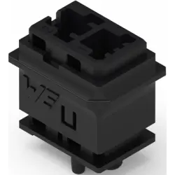 Connector housing, black, 491105012